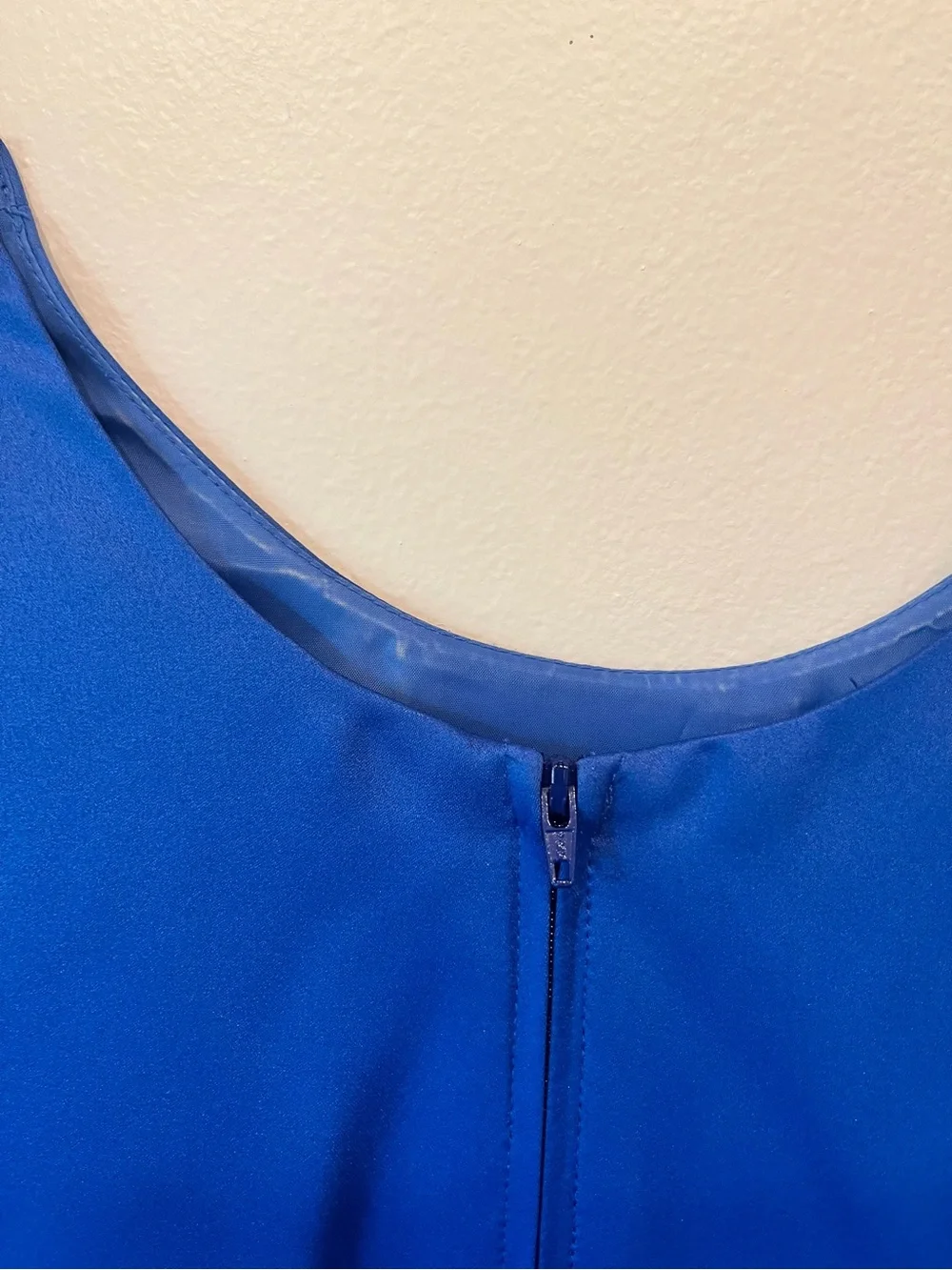 Rare Editions Royal Blue Sleeveless Party Dress with Embellished Pockets - Picture 4 of 4
